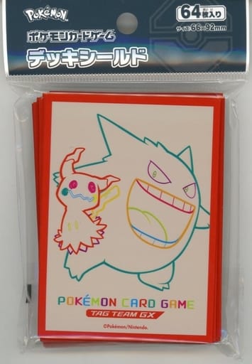 駿河屋 中古 ポケモンカードゲーム デッキシールド スリーブ ゲンガー ミミッキュ Team Gx ポケモンカードジム限定 サプライ