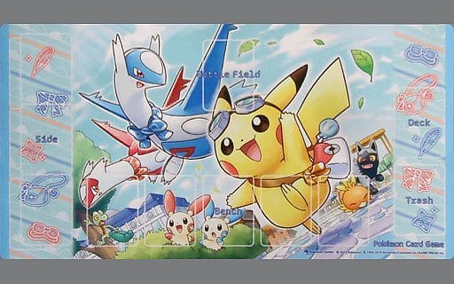 駿河屋 中古 ポケモンカードゲーム ラバープレイマット ラティアス ラティオスに乗って ポケモンセンター限定 サプライ