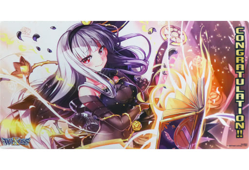 ウィクロスTCG プレイマット 黒幕の舞姫 アルフォウ 2019年11月 WIXOSS CEREMONY上位賞 ウィクロスTCG プレイマット 黒幕の舞姫 アルフォウ 2019年11月 WIXOSS CEREMONY上位賞