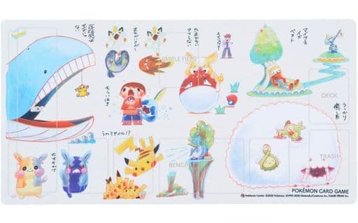 駿河屋 中古 ポケモンカードゲーム ラバープレイマット じゃない ポケモンたち ポケモンセンター限定 サプライ
