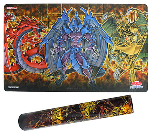 遊戯王 サテライトショップ限定　三幻魔プレイマット　新品 x5個　バラウリ可能