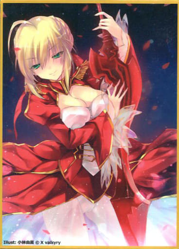 駿河屋 中古 Fate X Valkyryスリーブ St03 赤セイバー 小林由高 C87 Scarlet Agents サプライ