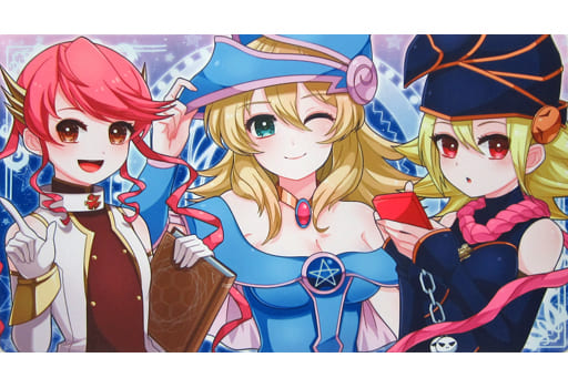 駿河屋 -<中古>【遊戯王】プレイマット ガガガガール&ブラック