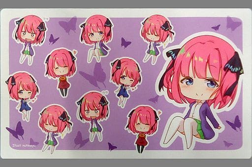 五等分の花嫁】プレイマット 中野二乃(夏メグ) サンシャイン