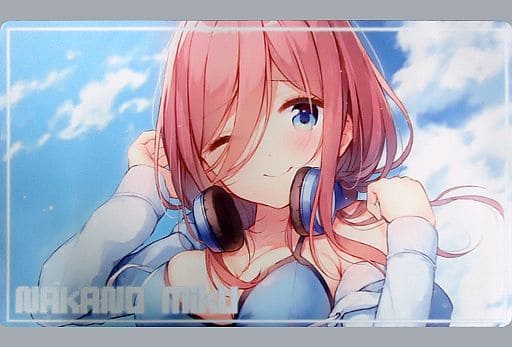 駿河屋 -<中古>【五等分の花嫁】プレイマット 中野三玖 水着(にじはし