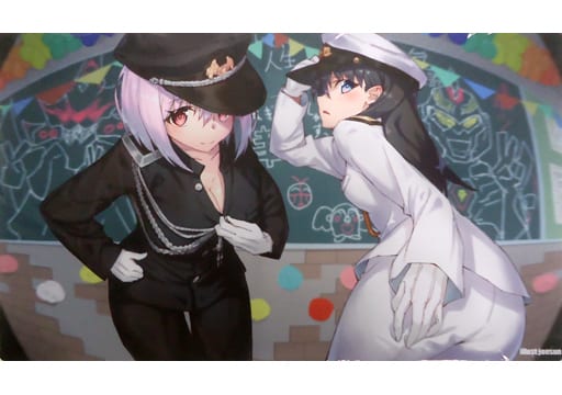 駿河屋 -<新品/中古>【グリッドマン】プレイマット 新条アカネ&宝多