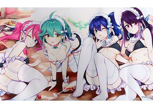 【遊戯王】プレイマット メイド柚子シリーズ(にじゅ) C98/ミッドナイトブルー 【遊戯王】プレイマット メイド柚子シリーズ(にじゅ) C98/ミッドナイトブルー