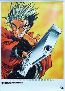 駿河屋 買取 Trigun Maximum トライガン マキシマム ヴァッシュ ザ スタンピード 5 6月ポスターカレンダー アニメ 漫画