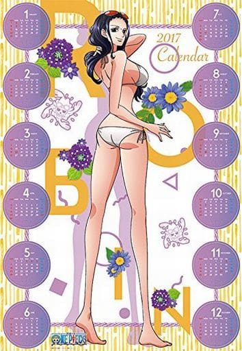 駿河屋 買取 ワンピース ロビン 17年度ボディポスターカレンダー アニメ 漫画