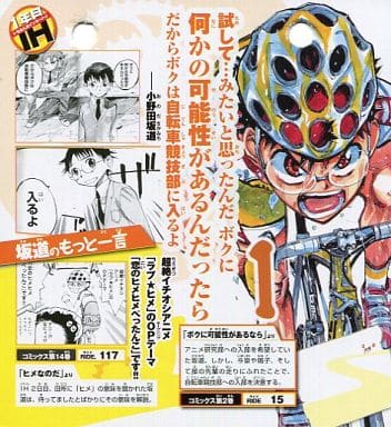 駿河屋 中古 弱虫ペダル ヒメくり毎日弱虫ペダル 日めくりカレンダー 別冊少年チャンピオン15年8月号付録 アニメ 漫画