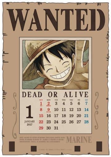 駿河屋 新品 中古 ワンピース 手配書 17年度フォトフレームカレンダー アニメ 漫画 駿河屋 新品 中古 ワンピース 手配書 17年度フォトフレームカレンダー アニメ 漫画