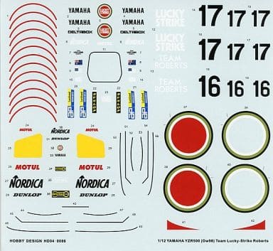 駿河屋 -<中古>1/12 YAMAHA YZR500(0W98) Team Lucky-Strike Roberts