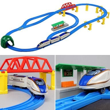 最大80%オフ! プラレール 新幹線 かがやき立体レールセット 鉄道模型 最大80%オフ! プラレール 新幹線 かがやき立体レールセット 鉄道模型