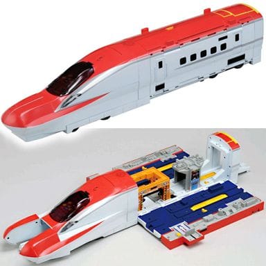 駿河屋 -<新品/中古>プラレール 新幹線変形! メガデカE6系ステーション