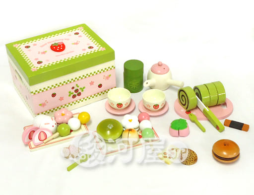 駿河屋 -<新品/中古>野いちご木のおままごと 和風お茶会セット マザー