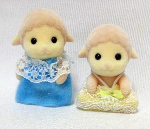 駿河屋 -<中古>ピンクヒツジのふたごの赤ちゃん 「シルバニア