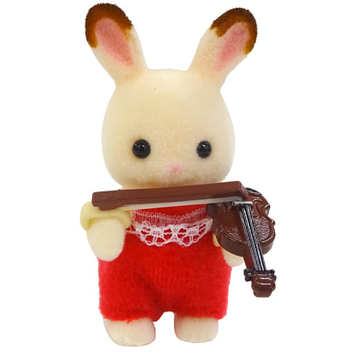 駿河屋 買取 1 ショコラウサギの赤ちゃん バイオリン シルバニアファミリー 赤ちゃん音楽会シリーズ おもちゃ 女児向け