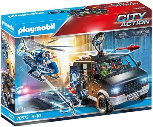 駿河屋 -<新品/中古>ポリス ヘリコプターで暴走車を追跡 「playmobil ...