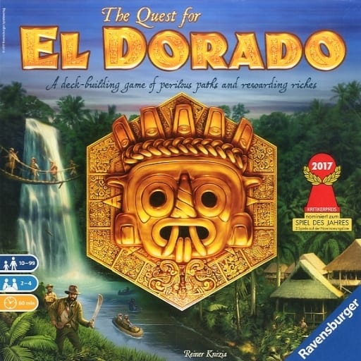 駿河屋 中古 日本語訳無し エルドラド ドイツ語版 The Quest For El Dorado ボードゲーム