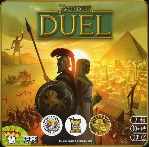 駿河屋 中古 日本語訳無し 世界の七不思議 デュエル 7 Wonders Duel ボードゲーム