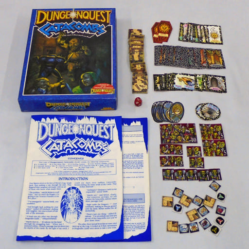 駿河屋 中古 破損品 日本語訳無し ダンジョンクエスト 拡張セット カタコンベ Dungeonquest Catacombs ボードゲーム