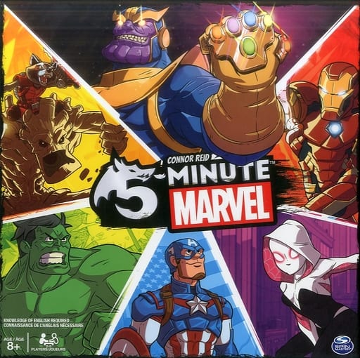 駿河屋 中古 日本語訳無し 5ミニッツ マーベル 5 Minute Marvel ボードゲーム