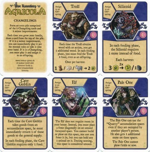 駿河屋 中古 日本語訳無し Agricola Changelings ボードゲーム 駿河屋 中古 日本語訳無し Agricola Changelings ボードゲーム