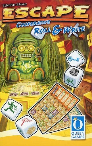 駿河屋 新品 中古 エスケープダイス Escape Roll Write 日本語訳付き ボードゲーム