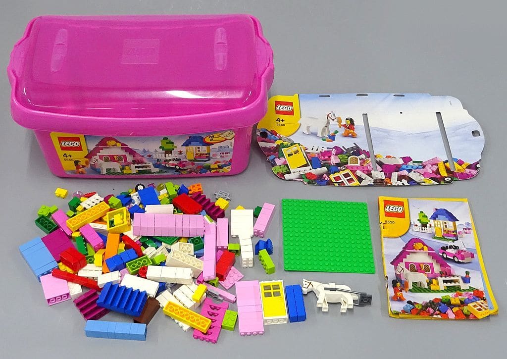 駿河屋 中古 ジャンク品 Lego 基本セット ピンクのコンテナデラックス レゴ 5560 おもちゃ 男児向け