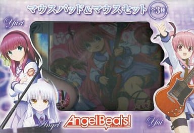 駿河屋 中古 Angel Beats マウスパッド マウスセット マウスパッド ひさ子 ユイ 岩沢 マウス ユイ マウスパッド