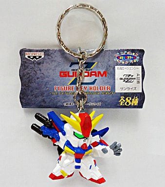 7.ZZガンダム「機動戦士Zガンダム」フィギュアキーホルダー (とるとるマスコット)
