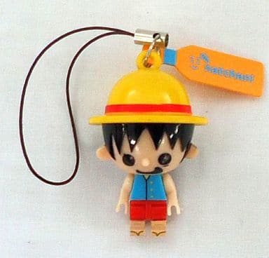 駿河屋 中古 ルフィ ストラップ ワンピース パンソンワークス サントリーなっちゃん キャラクターブロックコレクション キャンペーン ストラップ
