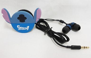 駿河屋 買取 スティッチ コードホルダー付イヤホン ディズニーキャラクター ヘッドフォン