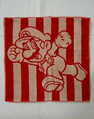 駿河屋 - 【買取】マリオ(レッド) タオルハンカチ「スーパーマリオ