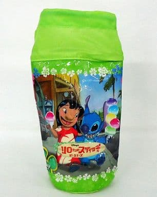 駿河屋 中古 リロ スティッチ アイス ペットボトルホルダー 緑 リロ スティッチ ザ シリーズ 小物