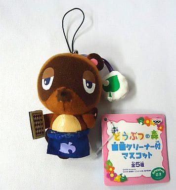 たぬきち 画面クリーナー付きマスコット 「劇場版 どうぶつの森」