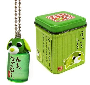 駿河屋 中古 緑茶犬リョク 缶 お茶犬缶2 キーホルダー マスコット 駿河屋 中古 緑茶犬リョク 缶 お茶犬缶2 キーホルダー マスコット