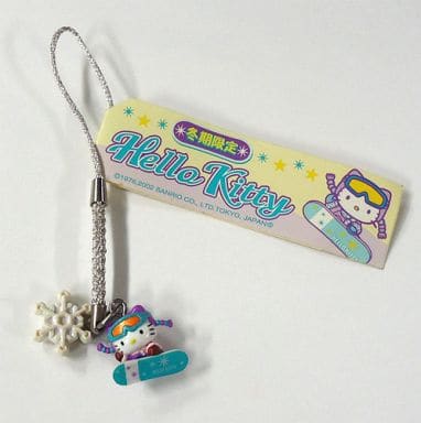 駿河屋 -<中古>キティ スノーボード 根付け(シルバー) 「ハローキティ