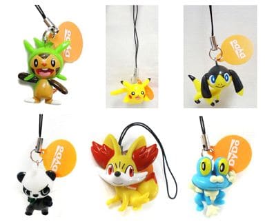 駿河屋 -<中古>全6種セット ポケモンフィギュアストラップ