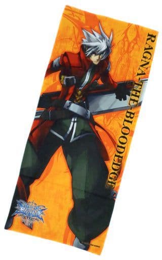 駿河屋 中古 ラグナ ザ ブラッドエッジ マイクロファイバースポーツタオル Blazblue 電撃屋限定 タオル 手ぬぐい