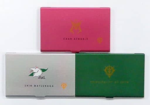 駿河屋 -<中古>全3種セット エンブレム付名刺ケース 「一番くじ 機動