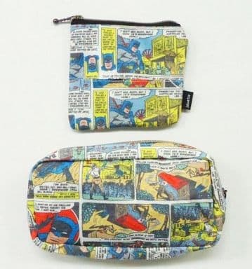 駿河屋 -<中古>バットマン(アメコミ柄) ポーチ&ティッシュケース