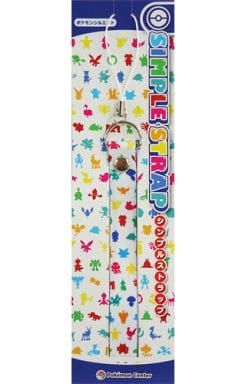 駿河屋 中古 ポケモンシルエット シンプルストラップ ポケットモンスター ポケモンセンター限定 ストラップ