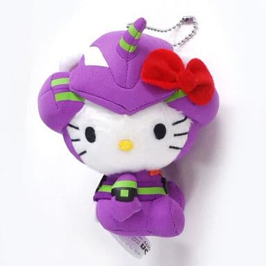 キティ(初号機) ぬいぐるみ(ボールチェーンマスコット) 「エヴァンゲリオン×ハローキティ」 キティ(初号機) ぬいぐるみ(ボールチェーンマスコット) 「エヴァンゲリオン×ハローキティ」