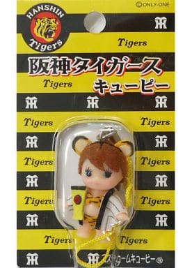 駿河屋 - 【買取】阪神タイガースキューピー(応援女子/虎) 根付け
