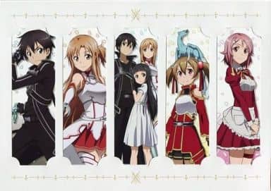 駿河屋 -<中古>SAO しおり5枚セット 「一番くじ ソードアート