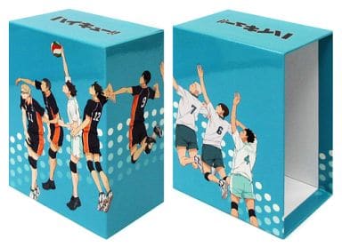 集合(背景ブルー) 描き下ろし5~9巻収納BOX 「Blu-ray/DVD ハイキュー!!」 第5巻~第9巻 アニメイト連動購入特典 集合(背景ブルー) 描き下ろし5~9巻収納BOX 「Blu-ray/DVD ハイキュー!!」 第5巻~第9巻 アニメイト連動購入特典