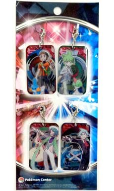 駿河屋 中古 主人公 男の子 プリントメタルチャームセット ポケットモンスター オメガルビー アルファサファイア キーホルダー マスコット