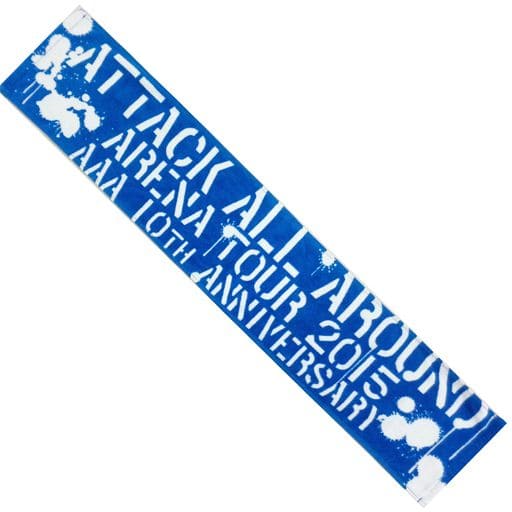 駿河屋 -<中古>與真司郎 マフラータオル(青) 「AAA ARENA TOUR 2015