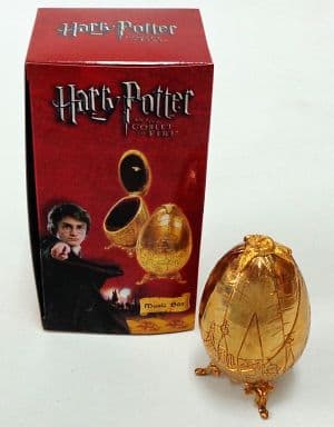 金の卵(ゴールデンエッグ) オルゴール付ジュエリーケース 「ハリー・ポッターと炎のゴブレット」 金の卵(ゴールデンエッグ) オルゴール付ジュエリーケース 「ハリー・ポッターと炎のゴブレット」